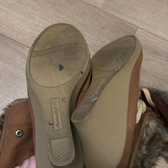 ✨ANY 2 FOR 15 ANY 3 FOR 20✨- American Eagle Size 10 Platform Moccasin Boots - Picture 5 of 6